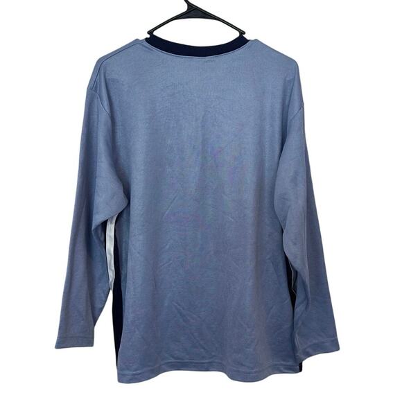 NWT Y2K Vtg BUM Equipment V-Neck Long Sleeve Active Shirt and Pants Size L/XL - Picture 2 of 16